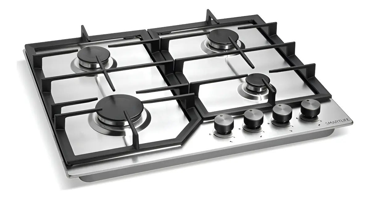 Anafe A Gas Smartlife 4 Hornallas Inox Sl-a6060gc Gris