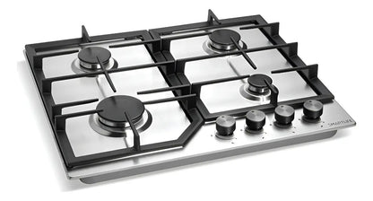 Anafe A Gas Smartlife 4 Hornallas Inox Sl-a6060gc Gris