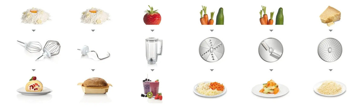 Robot De Cocina Bosch 1000w Mum58