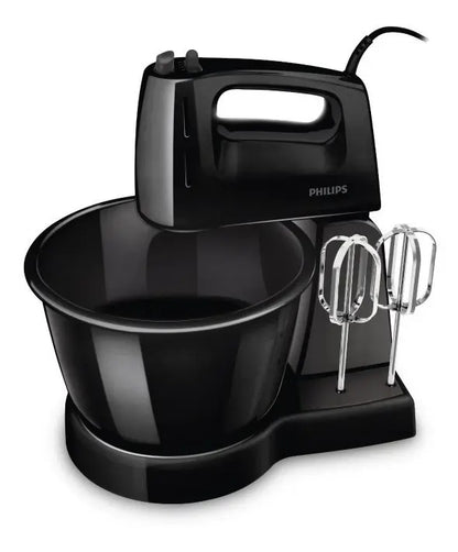Batidora Con Bowl Philips 250 W 3 Vel Hr7100/90 - Negro