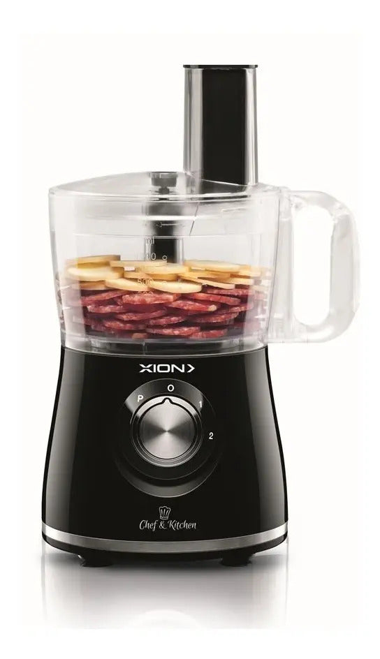 Procesadora De Alimentos Xion 3 En 1 Xi-gl7010 - Negro