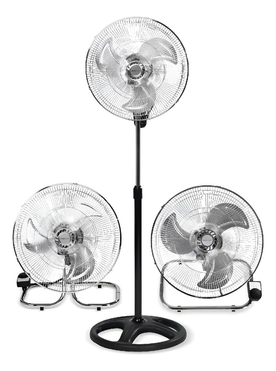 Ventilador De Pie Smartlife 3 En 1 45cm 3vel Sl-mf45s 45 Cm Negro