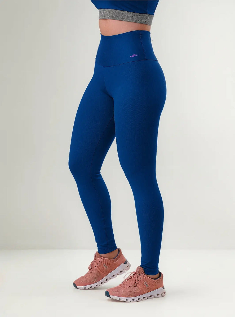 Calza Deportiva Dama Elite Bolsillo Suplex Elite - Azul L