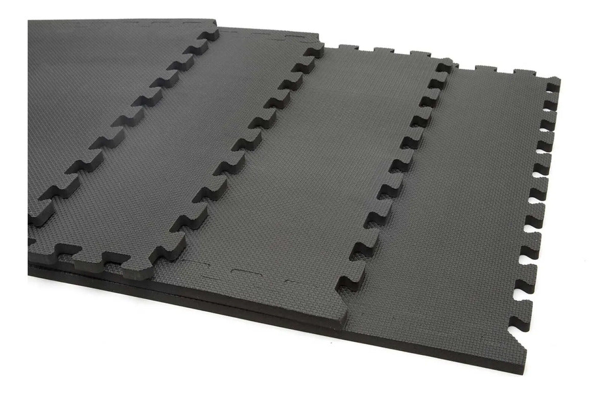 Tatami Encastrable Reebok De Goma Eva Negro - Negro Encastrable