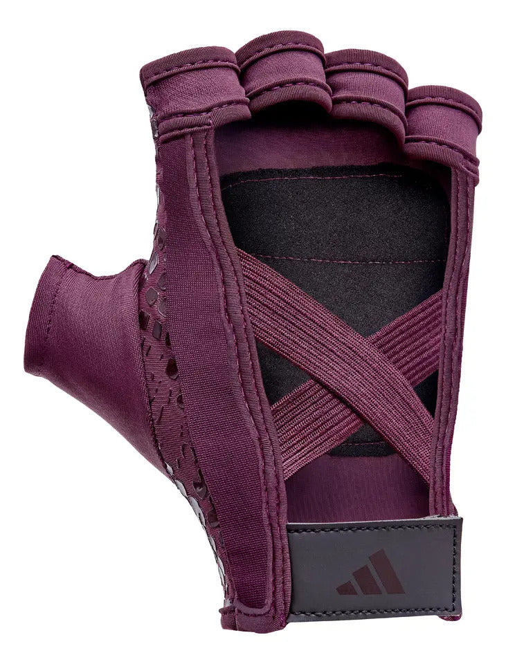 Guantes De Entrenamiento Mujer Bordo adidas Fitness Talle M Geométrico