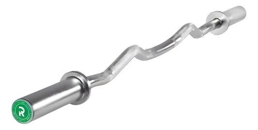Barra W Olimpica 1,20cm Profesional Rhino - Plateado