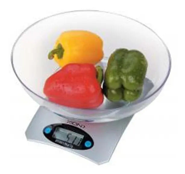 Balanza De Cocina Digital Xion Hasta 5 Kg Xi-gl301 Gris 5 Kg