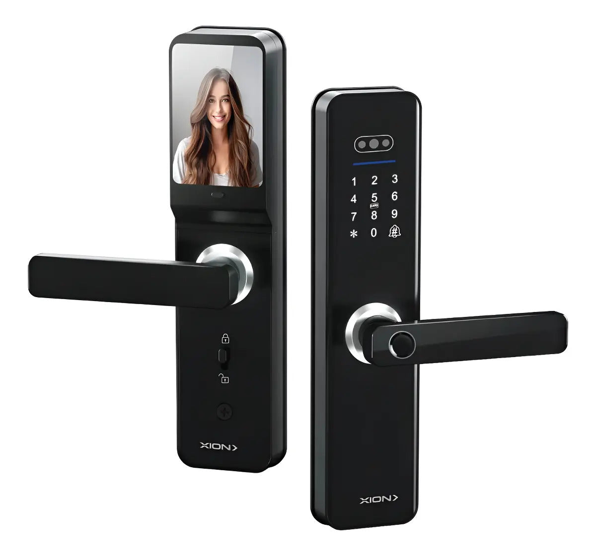 Cerradura Dactilar Inteligente Con Cámara Xion Xi-sl60 Negro