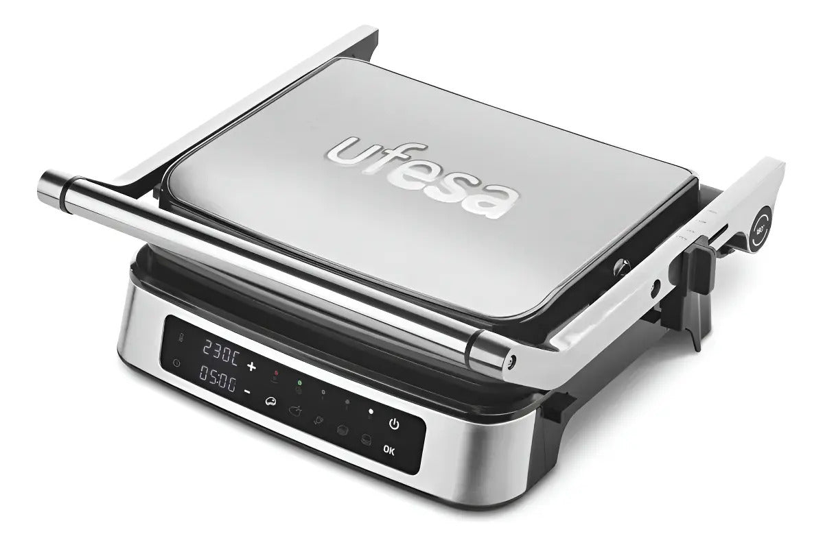 Grill Eléctrico Digital Ufesa Everest 2.000 W - Gris