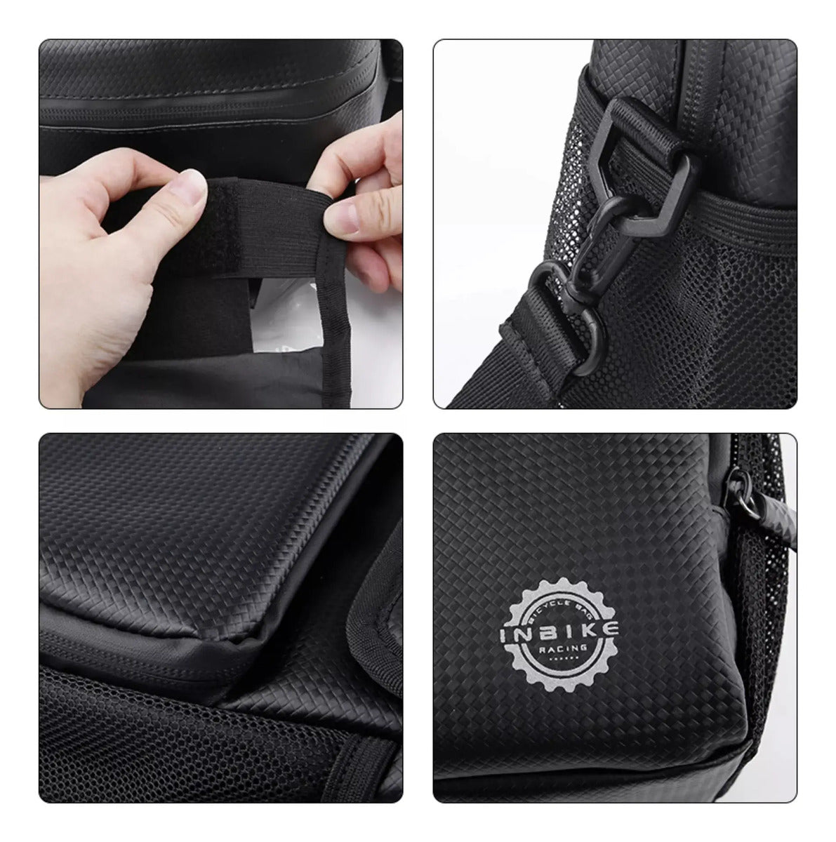 Bolso Bicicleta Impermeable Pantalla Táctil Del Inbike Negro