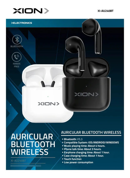 Auriculares Inalámbricos In-ear Xion Xi-au240bt - Blanco