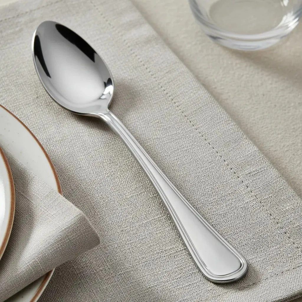 12 Cucharas De Mesa Acero British- 73 Gr Kutt