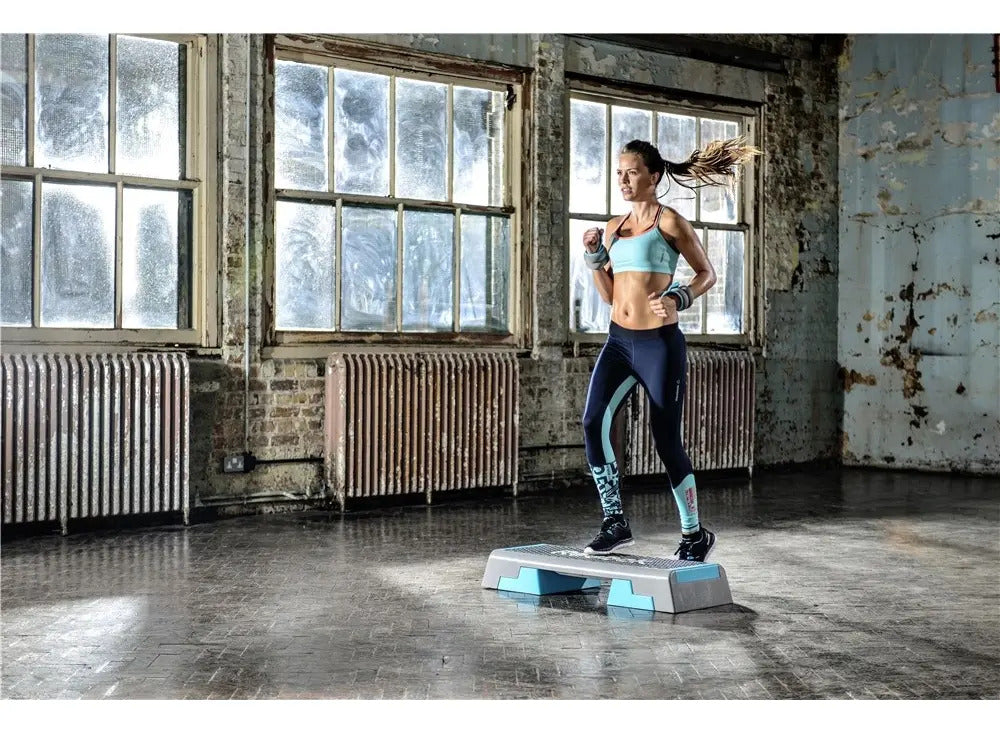 Muñequeras Con Agarre Dedo Libre 0,5kg C/u Reebok - Gris/azul