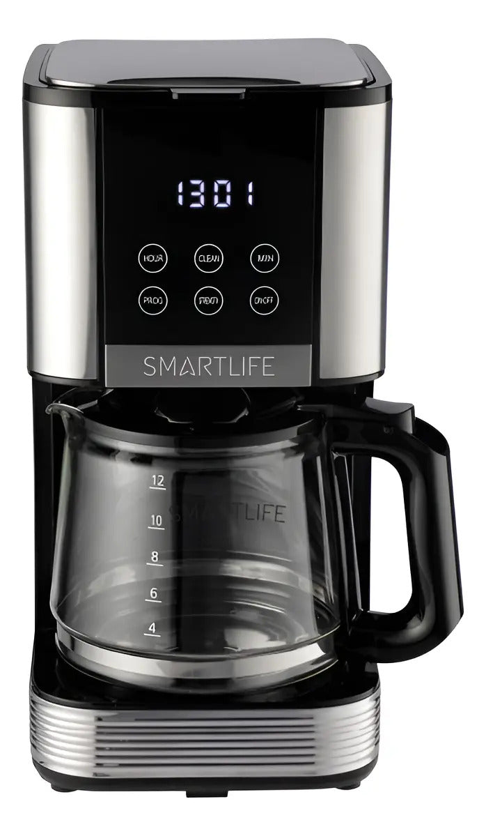 Cafetera De Filtro Digital Smartlife Sl-cmd1520 - Acero Inox