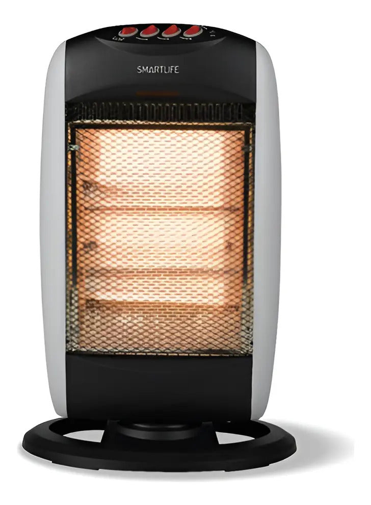 Estufa Halógena Smartlife 1200w Giratoria Sl-hh120 Negro