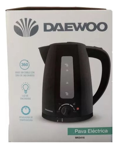 Jarra Eléctrica Daewoo 1,7 L Regulador De Temp