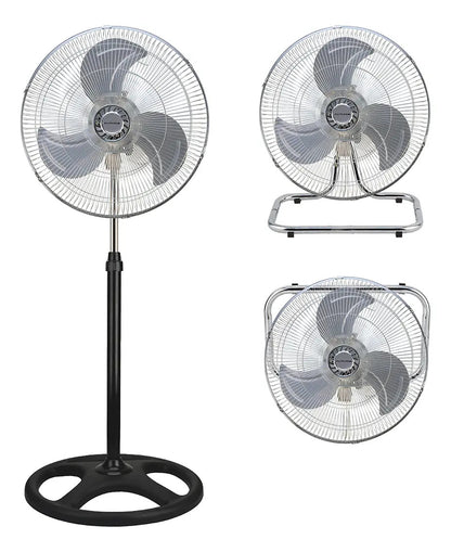 Ventilador 3 En 1 Futura 45cm Fut-4532 - 45 Cm Gris Metal 3