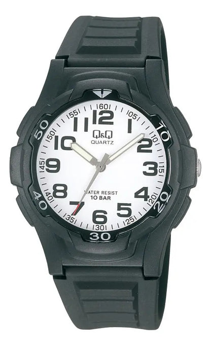 Reloj Q&q Silicona Hombre 40mm Vp84j001y - Negro