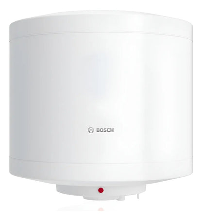 Calefón 30 Litros Bosch Tanque De Acero - Blanco