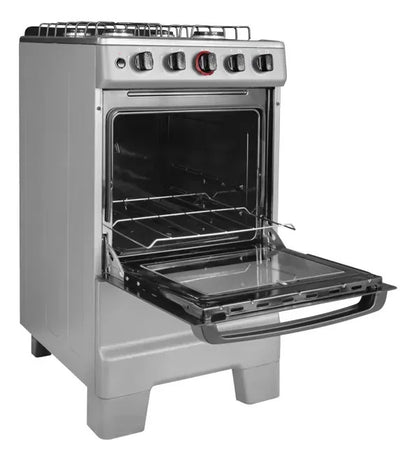 Cocina A Gas Smartlife 4h Titanium Sl-kbr504t - Gris