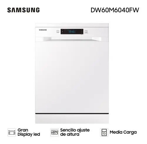 Lavavajillas Samsung 13 Cubiertos Sadw60m6040fw - - Blanco