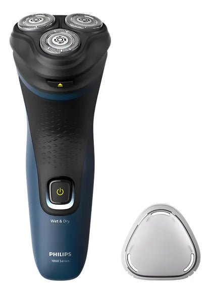 Afeitadora Philips Serie 1000 Wet & Dry S1151/00 - Negro Y Azul