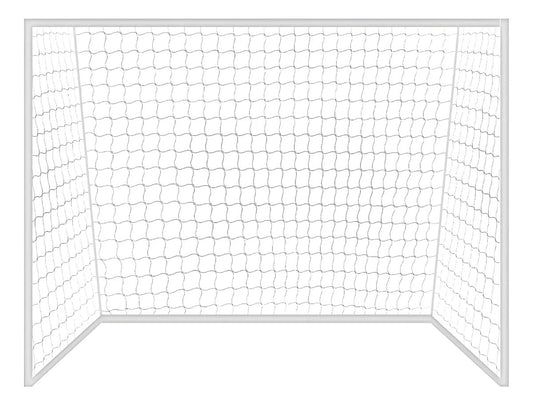 Redes X2 Arco 2mm Fútbol 5 3,2x2,1m Uv Gismar - Blanco