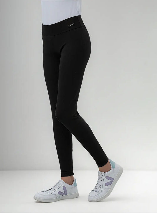 Calza Deportiva Niña Suplex Tiro Alto Elite - Negro 10