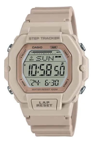 Reloj Casio Digital 43mm Lws-2200h-4avdf - Negro Violeta Gris
