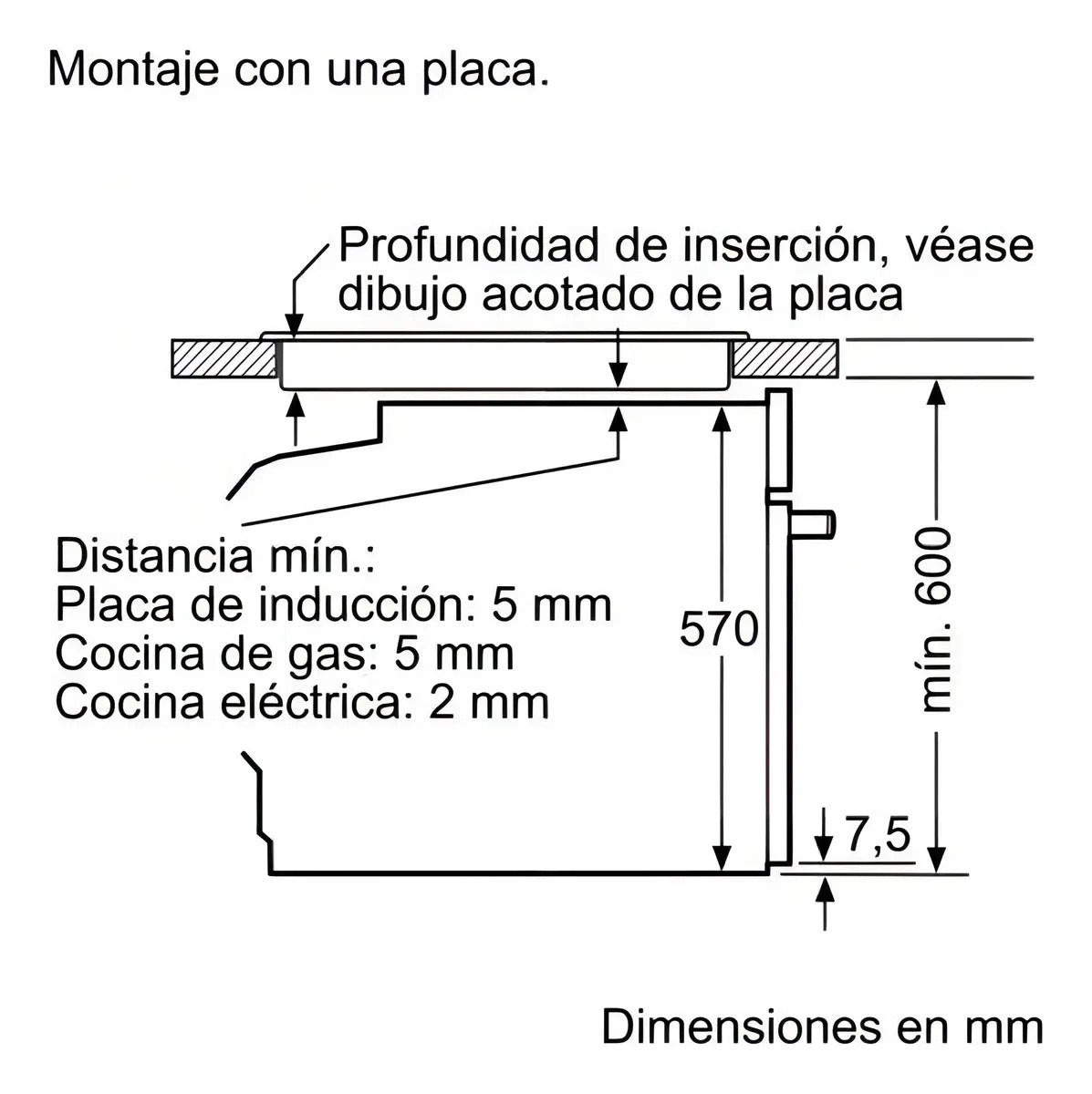 Horno Empotrable Eléctrico Bosch Hba5740s0 71l - Acero Inoxidable