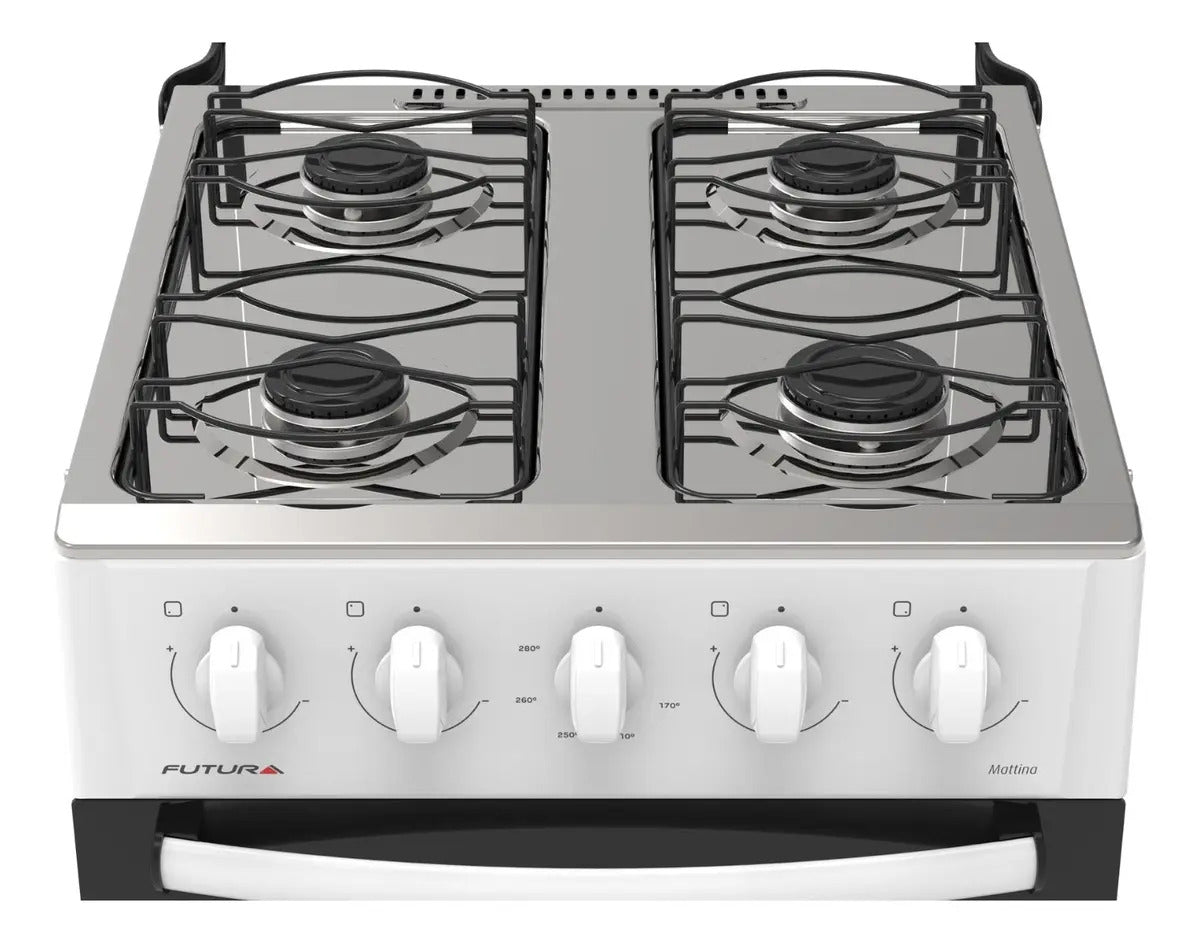 Cocina A Gas Futura Mattina - Blanco