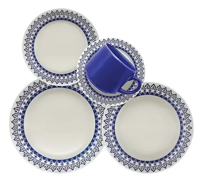 Grecia Set 20 Piezas Ae20-5108 - Azul Grecia