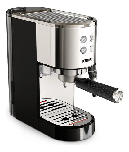 Cafetera Espresso Virtuoso Krups 15 Bares - Plateado