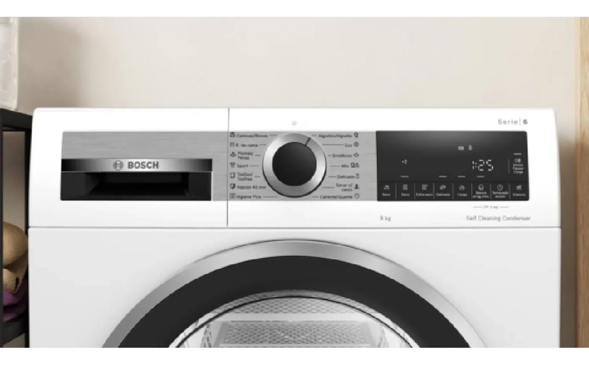 Secarropas Bosch Bomba De Calor 9kg Wqg245d1es - Blanco
