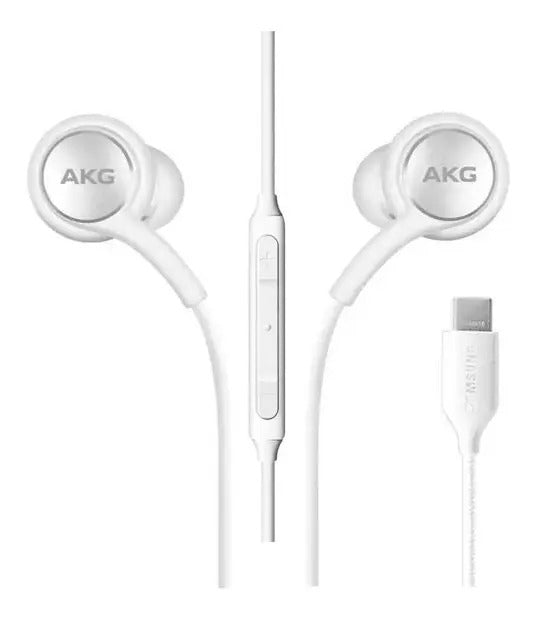 Auriculares Samsung By Akg Original Tipo C - Blanco
