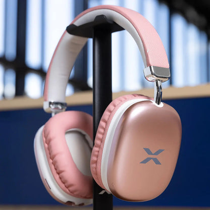 Auriculares Inalámbricos Xion 40hs Duración Xi-aux300 Rosa