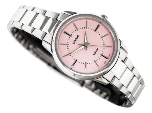 Reloj Casio Metal Dama Ltp-1303d-4avdf - Plateado