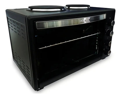Horno Eléctrico Xion 53 Lts Con 2 Discos Xi-he53 - Negro