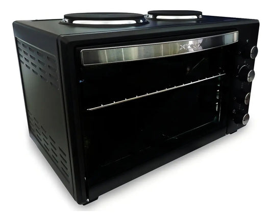 Horno Eléctrico Xion 53 Lts Con 2 Discos Xi-he53 - Negro