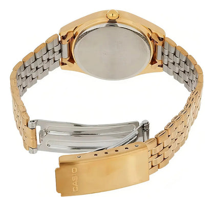 Reloj Casio Metal Mujer 28mm Ltp-1129n-7a - Dorado Blanco