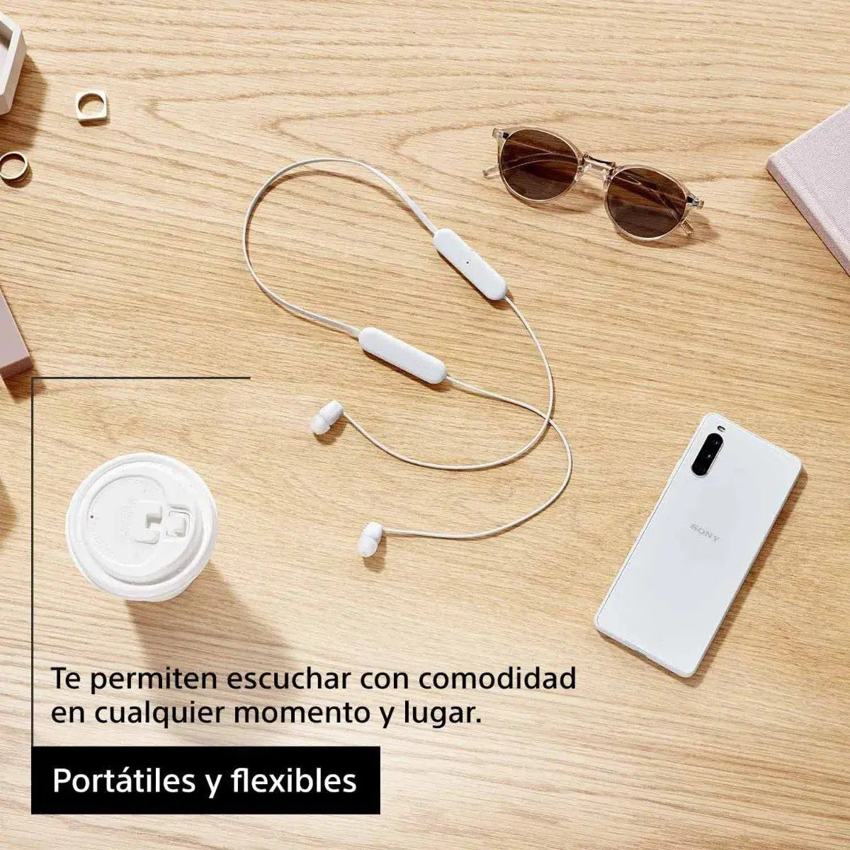 Auriculares Inalámbricos In Ear Sony Wi-c100 - Blanco