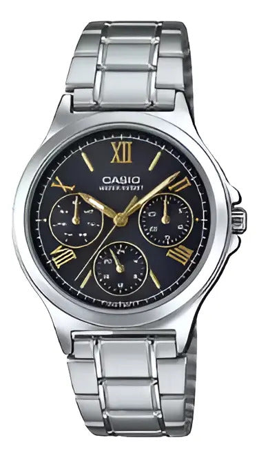 Reloj Casio Metal Dama 33mm Ltp-v300d1a2 - Plateado
