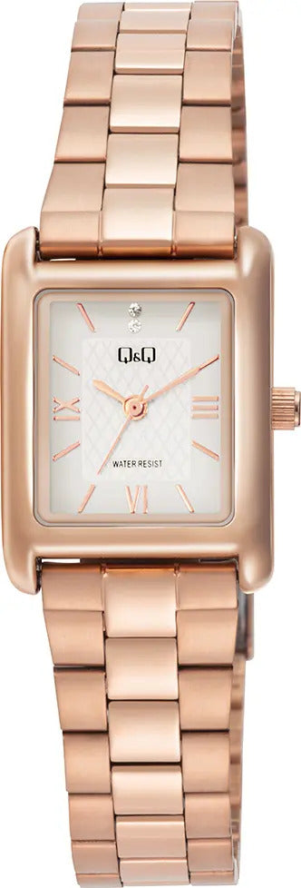 Reloj Q&q Metal Hombre 41mm C72a-001py - Coral Claro