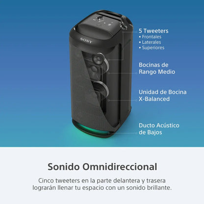 Parlante Bluetooth Portátil Sony Srs-xv800 - Negro