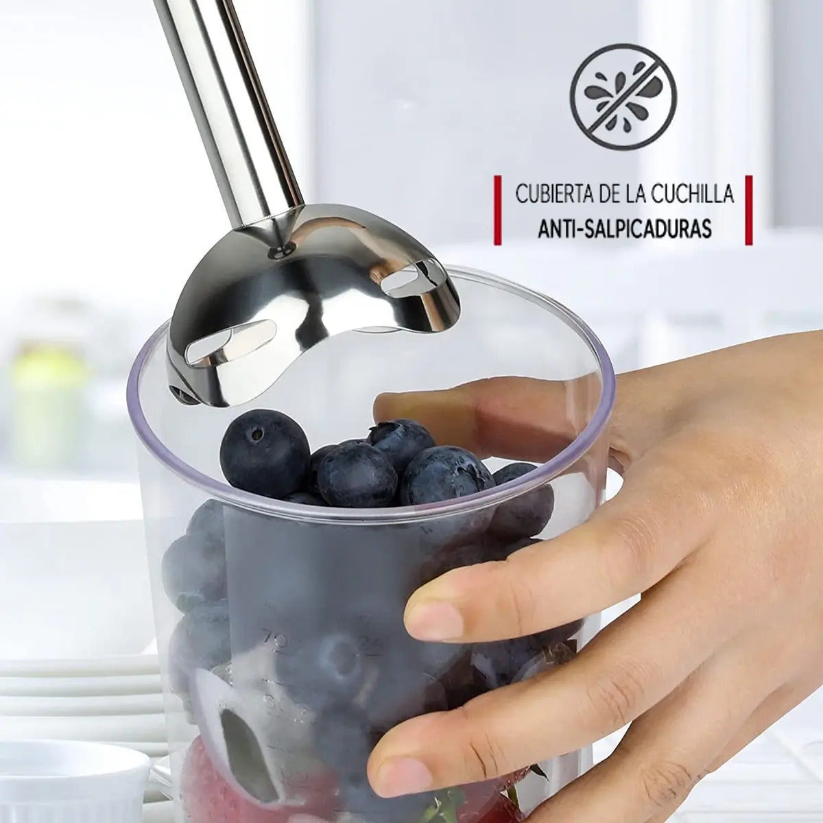 Mixer Batidora Ufesa Titanium Xl 1400w Bp4750 - Acero Inoxidable/negro