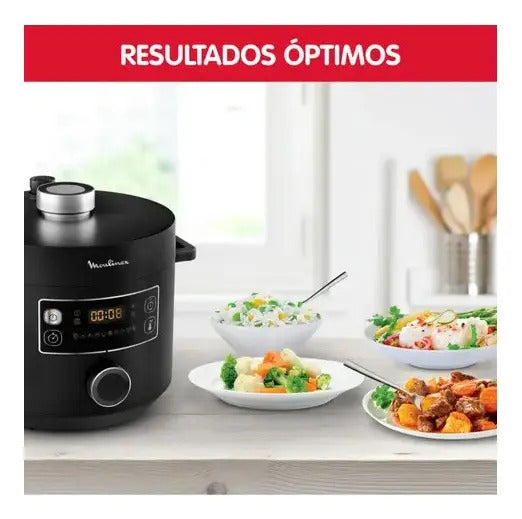 Olla Programable Multifunción Moulinex 5 L 10 Prog Negro