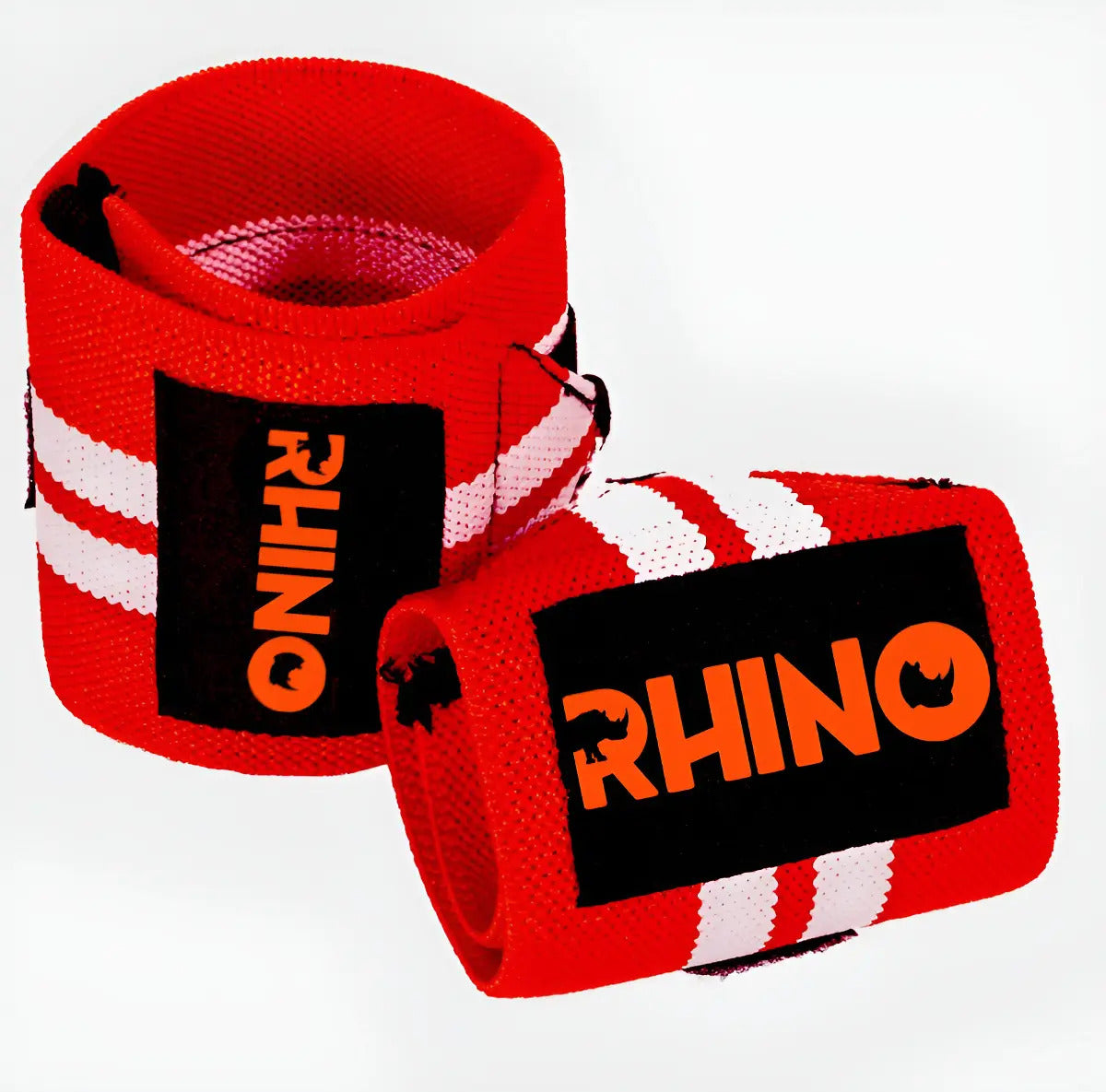 Muñequeras Par Straps Xfit Con Pesas Rhino - Rojo