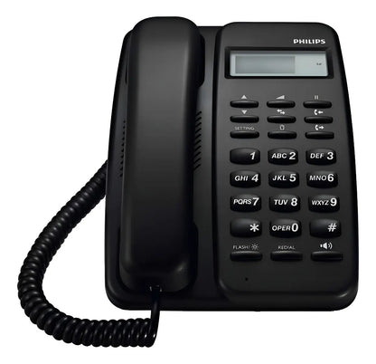 Teléfono Fijo Philips Crd150 - Negro
