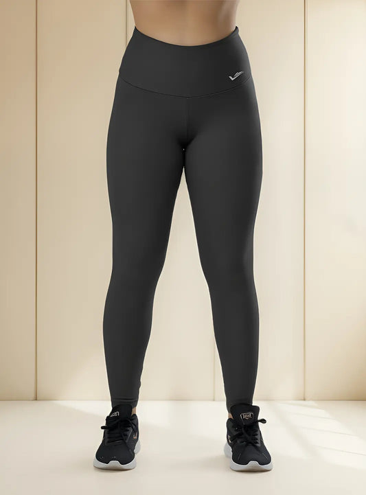 Calza Deportiva Dama Suplex Tiro Alto Elite - Gris L