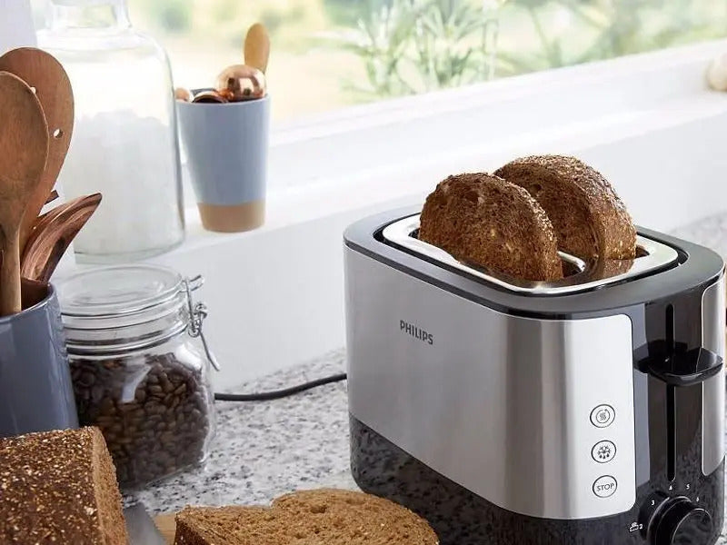Tostadora Metálica Philips 7 Niveles Hd2637/90 - Gris